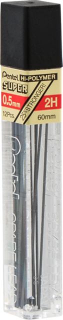 LEAD MECHANICAL PENCIL .5MM 2H 12/TUBE